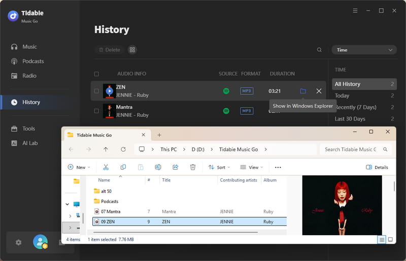 convert spotify music to mp3