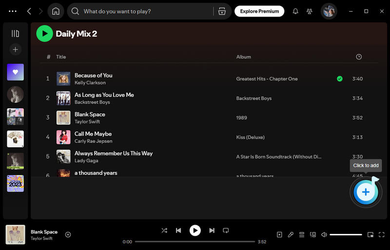 choose to download spotify songs