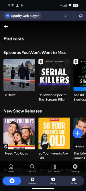 tunecable spotify apk choose podcast