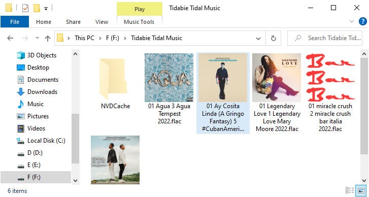 save tidal music to 1411kbps flac songs