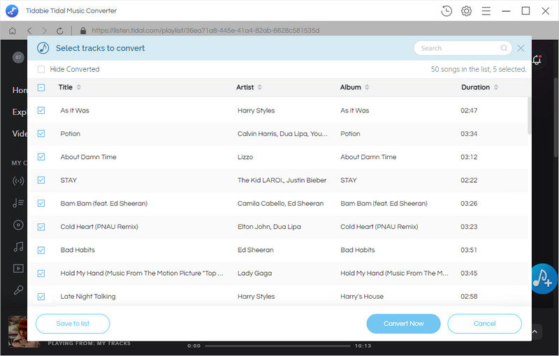 download tidal music to local mp3