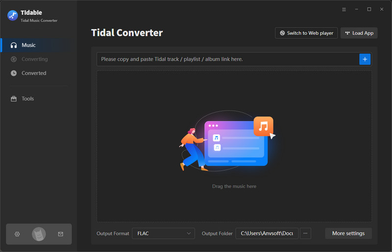 open tidal music converter